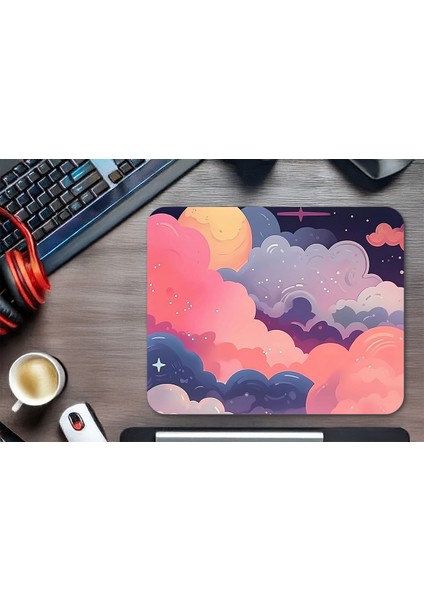 Colorful Clouds Mousepad – Xxl Gaming Oyuncu Mouse Pad Masa Matı modelleri