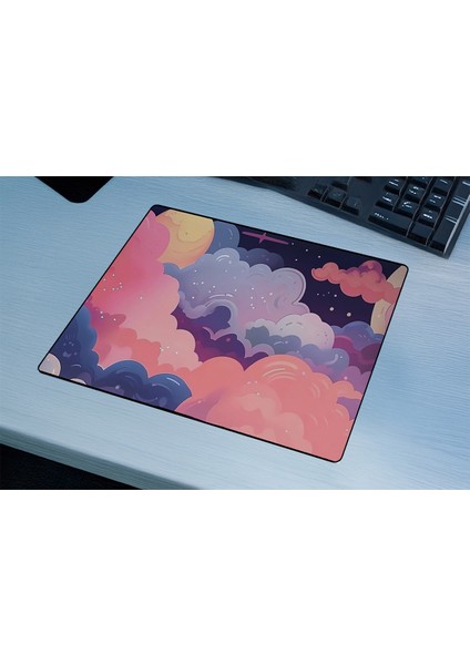 Colorful Clouds Mousepad – Xxl Gaming Oyuncu Mouse Pad Masa Matı indirimleri