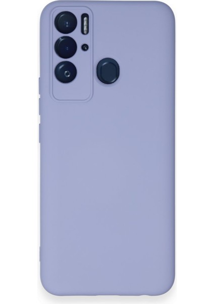 Tecno Pova Neo Kılıf Içi Kadife Kaplı Nano Silikon Kapak - Lila