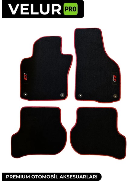 Volkswagen Golf 5 2004 Araca Özel Halı Oto Paspas Yuvarlak Klips modelleri
