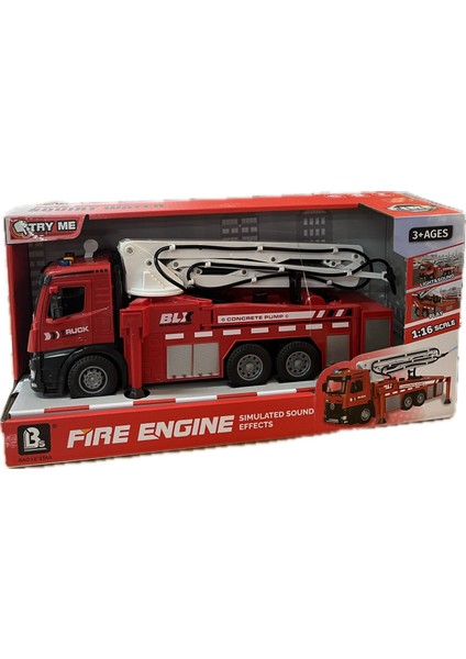 Sürtmeli Sesli Işıklı Su Atan Itfaiye Aracı 33 cm (Kapıları Açılır) indirimleri