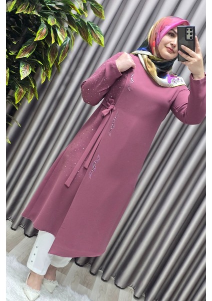 Kadın Tesettür Giyim Krep Abiye Tunik fiyatları
