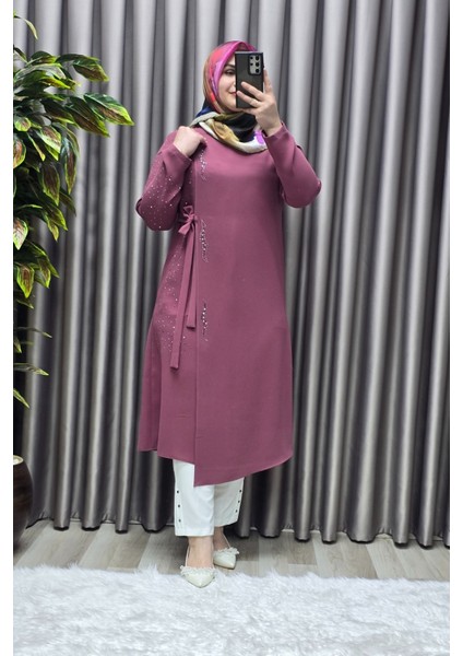 Kadın Tesettür Giyim Krep Abiye Tunik modelleri