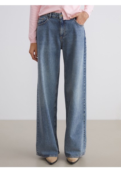 Yeni Sezon Baggy Fit Kadın Jean Pantolon fiyatları