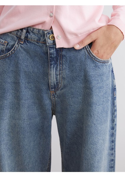 Yeni Sezon Baggy Fit Kadın Jean Pantolon modelleri