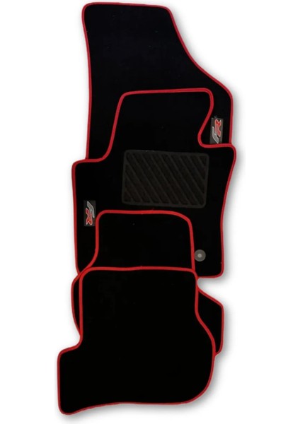 Seat Leon Mk2 2012 Kırmızı Biye Fr Logolu Araca Özel Halı Oto Paspas fiyatları