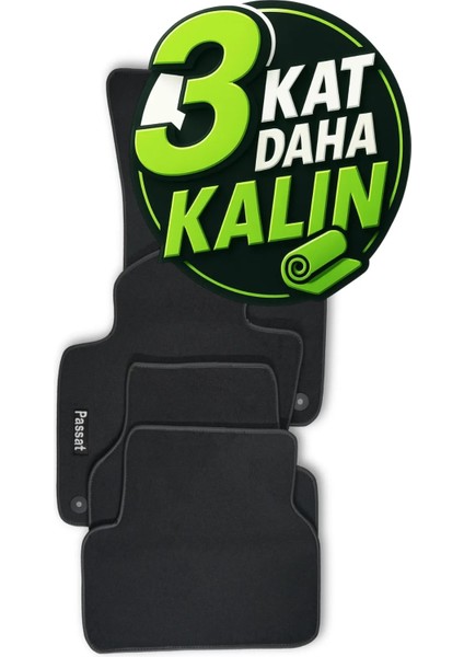 Volkswagen Passat B7 2011 Araca Özel Halı Oto Paspas