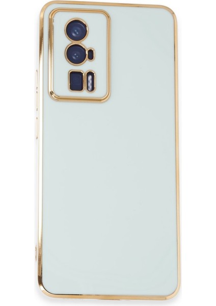 Pocof5 Pro Kılıf Şık ve Parlak Silikon Kapak Ryc/volet