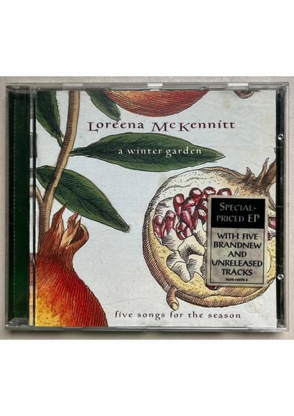 Loreena Mckennitt A Winter Garden (Five Songs For The Season) CD (Orijinal 1995 Dönem Baskı Cd)