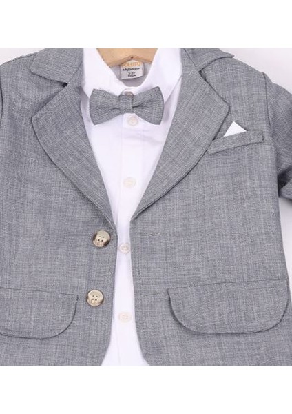 Erkek Çocuk Gabardin Pantolonlu Ceketli Takım modelleri