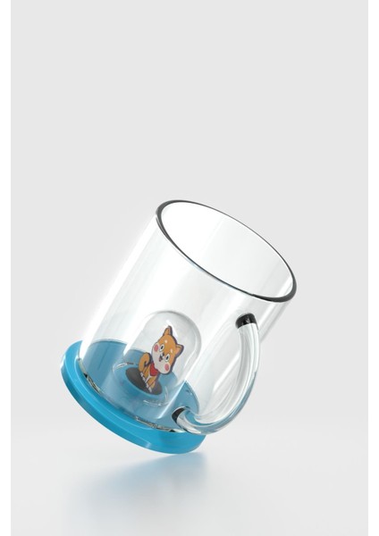 Joy Kedi Figürlü 250 ml Kulplu Tritan Bardak 222053 Mavi fiyatları