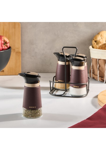 New Latin 5 Parça Cam Baharat Seti modelleri