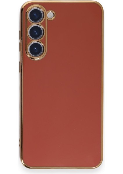 Samsung Galaxy S23 Kılıf Şık ve Parlak Silikon Kapak Ryc/volet