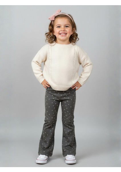 Ispanyol Paça Çocuk Tayt %100 Pamuk 2-6 Yaş