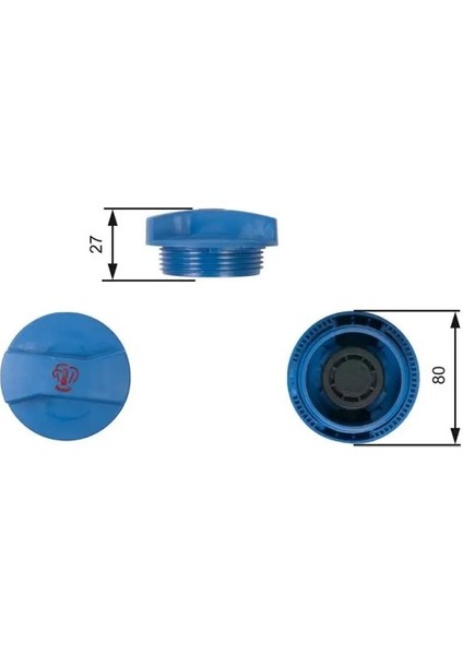 RC211 Yedek Su Depo Kapagi 1J0121321B 95510644720