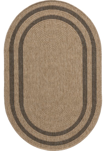 India Siyah Oval Halı Salon Oturma Odası Çocuk Odası Yatak Odası Halısı 668