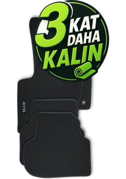 Volkswagen Jetta 2017 Araca Özel Halı Oto Paspas