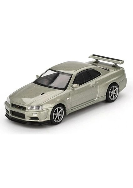 Mini Gt 1/64 Nissan Skyline Gt-R (R34) V-Spec Iı Nür Millenium Jade