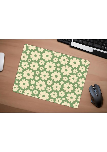 Yellow Florals Gaming Oyuncu Mouse Pad, Gaming Mousepad, Masa Matı indirimleri
