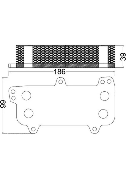 CLC187000S Motor Yag Sogutucusu 070117021D