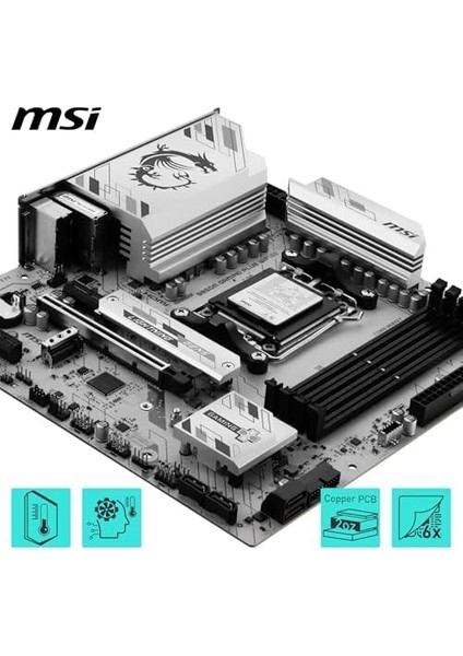 Msı B850M Gaming Plus Wifi 6e, Anakart, Matx, Am5 Soket, Ddr5 8200MHZ Oc, HDMI Dp, 2x M.2, 2.5g Lan fiyatları