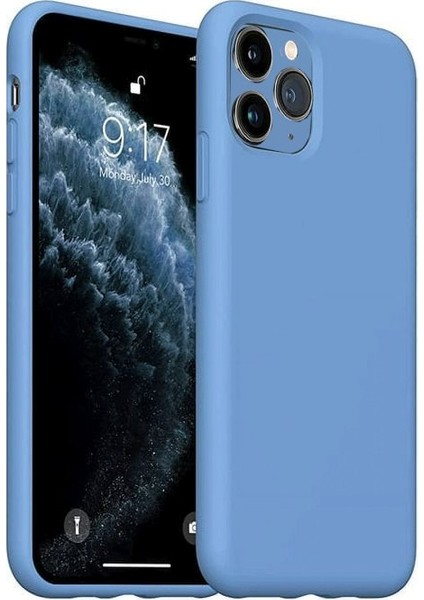 iPhone 11 Pro Max Içi Kadife Kaplı Esnek Silikon Kapak Ryc/ Nano Lansman