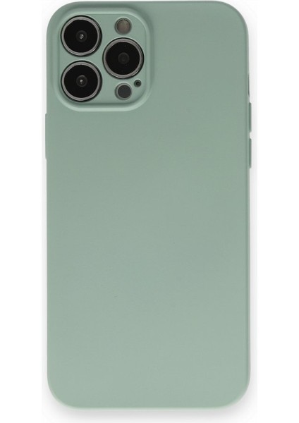 iPhone 13 Pro Içi Kadife Kaplı Esnek Silikon Kapak Ryc/ Nano Lansman