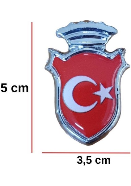 Türk Bayrağı Araç Direk Arması (2 Adet) fiyatları