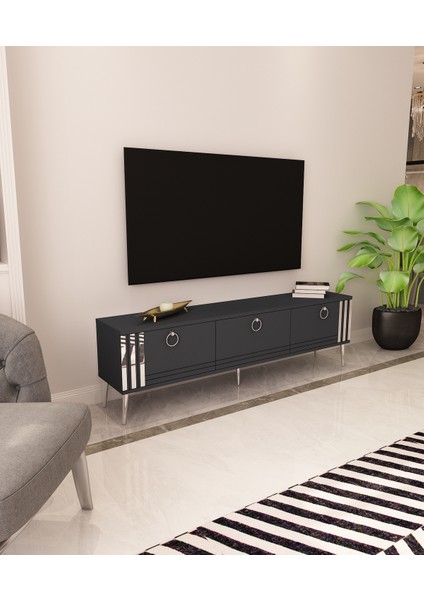 Lora Tv Ünitesi Gümüş | Antrasit - Antrasit fırsatları