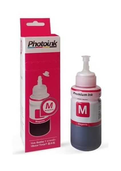 Photoink Plus L Serisi Mürekkepleri, Epson T6735 Uyumlu 70 ml Kırmızı Photoink Plus Mürekkep (6 Renkli Yazıcılar Için) - L800/L805/L810/L850/L1300/L1800/ L382/L386/L455/1455