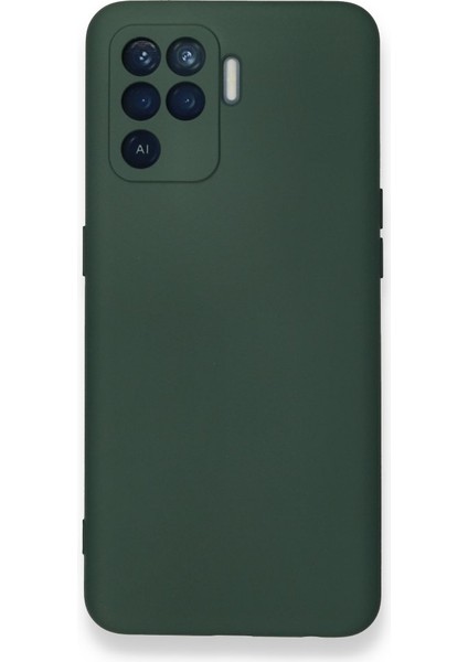 Oppo Reno 5 Lite Içi Kadife Kaplı Esnek Silikon Kapak Ryc/ Nano Lansman