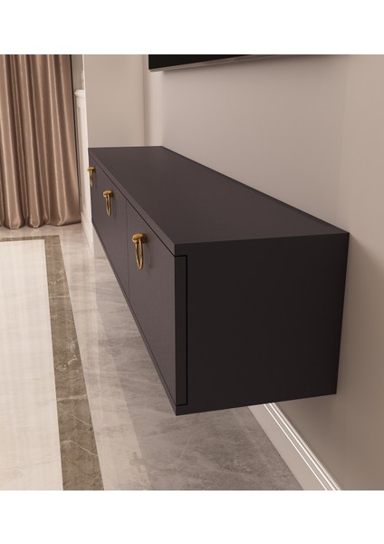 Max Tv Ünitesi Duvara Monte | Antrasit - Antrasit fırsatları