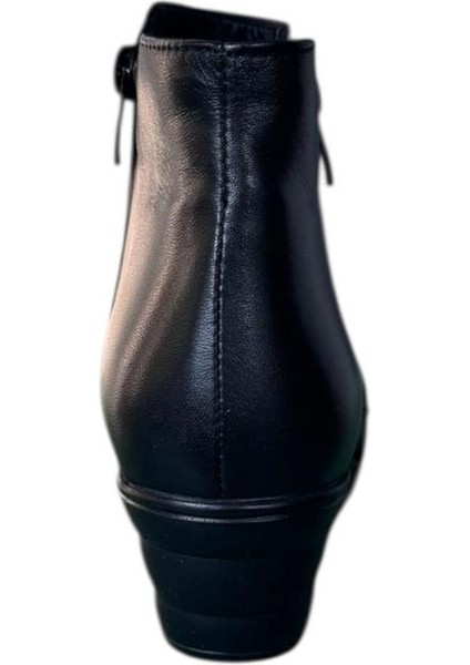 Extrafıt Geniş Kalıp Kadın Küçük ve Büyük Numara Dolgu Topuk Çift Fermuarlı Bot 6419 indirimleri