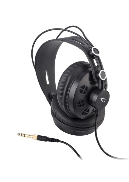 Tie Studio Kulaklık Yarım Kulaklık, Yuvarlak Radyo, Ses Stüdyosu, Podcast ve Multimedya Uygulamaları Için (3 M, 3,5 mm Jak, 6,3 mm Vida Adaptörü)