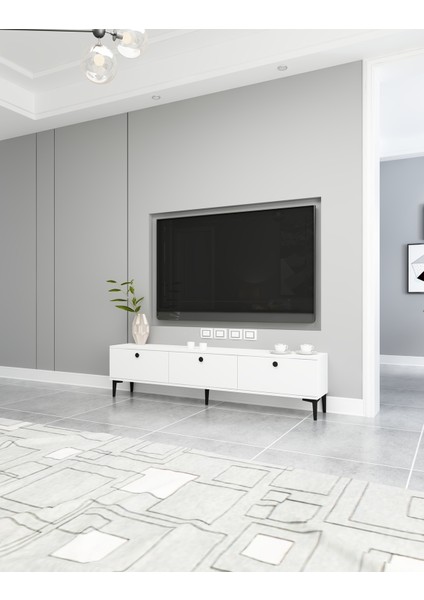 Atlas Tv Ünitesi | Beyaz - Beyaz fırsatları