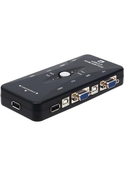 4 Port USB Kvm Switch, 4 Kasa 1 Monitör Switch, 4 Bilgisayarı Tek Elden Yönetin, fiyatları