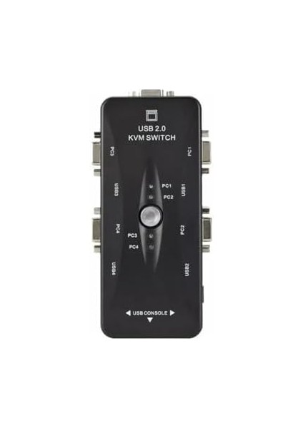 4 Port USB Kvm Switch, 4 Kasa 1 Monitör Switch, 4 Bilgisayarı Tek Elden Yönetin, modelleri