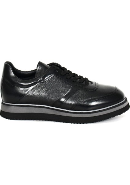 Hakiki Deri Siyah Casual Erkek Ayakkabı Eva Taban - 58369