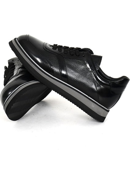 Hakiki Deri Siyah Casual Erkek Ayakkabı Eva Taban - 58369 fırsatları