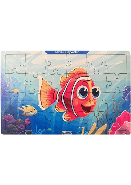 Ahşap Puzzle 24 Parça 20X30 cm