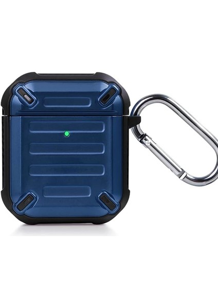 Airpods Armor Kılıfı, Koyu Mavi
