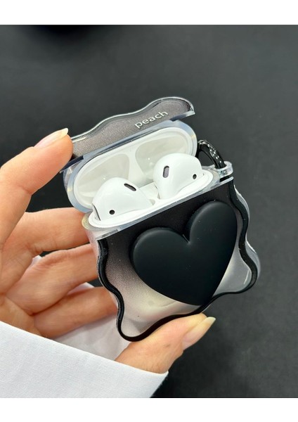 Go Aksesuar 1. Nesil ve 2. Nesil ile Uyumlu Tasarım Oyuncak Kalın Koruyucu Silikon Kılıf - Siyahkalp