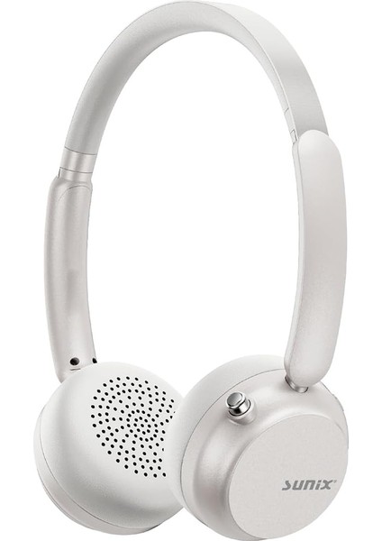 Anc+Enc 300 Mah Kablosuz 5.4 Kulak Üstü Bluetooth Kulaklık Beyaz BLT-100