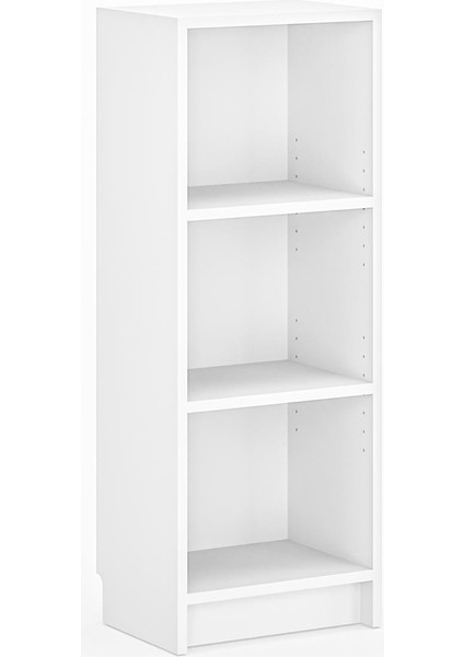 Bili Kitaplık 3 Raflı Çok Amaçlı Ofis Salon Çalışma Odası Kütüphane Rafı Beyaz modelleri