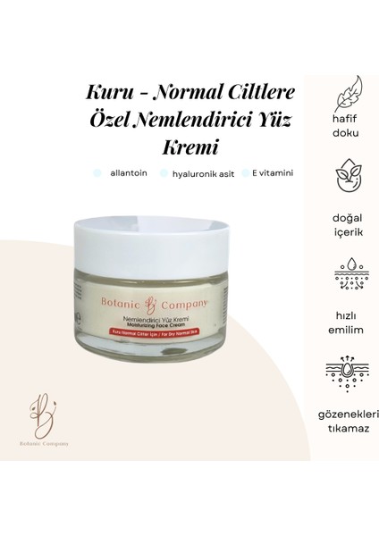 Nemlendirici Yüz Kremi/kuru-Normal Ciltler