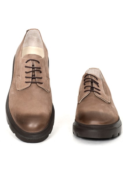Hakiki Nubuk Deri Bej Erkek Ayakkabı Eva Taban - 2595 modelleri
