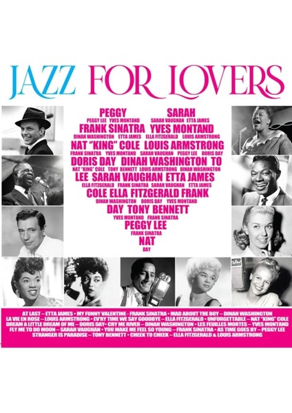 For Lovers Plak 1 Lp Karışık Sanatçılar Etta - Frank Sinatra - Dinah Washington - Louis Armstrong - Ella Fitzgerald ve Dahası