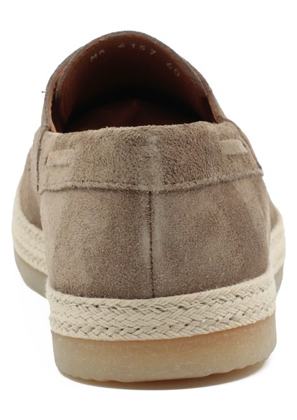 Hakiki Süet Deri Bej Casual Erkek Ayakkabı Kauçuk Tabanlı Bağcıklı - 4157 fırsatları