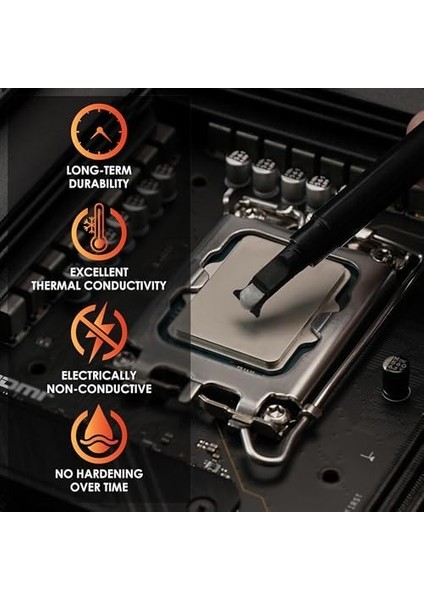 Thermal Grizzly - Hydronaut - Termal Iletken Macun Yüksek Performanslı Gres Tüm Soğutucular Için Kapsamlı Soğutma Sistemleri ve Su Soğutması Cpu ve U (1 Gram) fiyatları