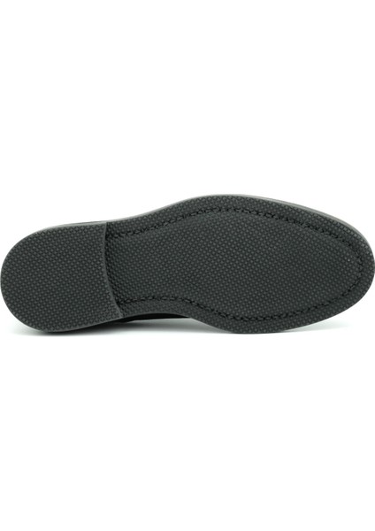 Hakiki Süet Deri Siyah Casual Erkek Ayakkabı Termo Taban Bağcıklı - 23201 indirimleri